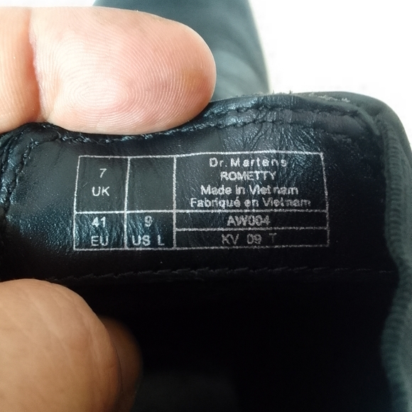 Vintage Dr Martens Women's Dr Martens ROMETTY Boots Black Size 9 - Picture 6 of 8